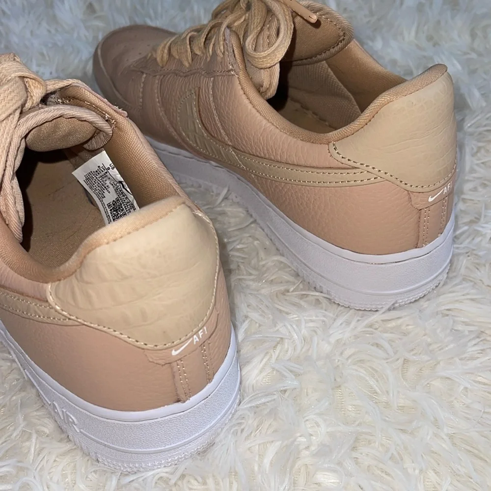 Mens Nike Air Force 1 '07 Craft 'Vachetta Tan Sneakers Rare Casual Shoes - Picture 5 of 6